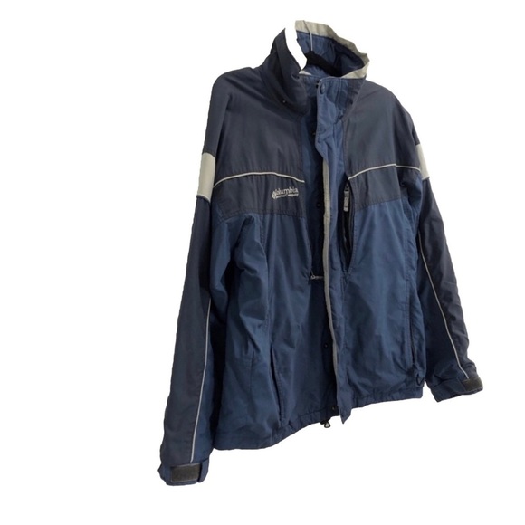 Columbia blue jackets high neck front zipper - Picture 2 of 16